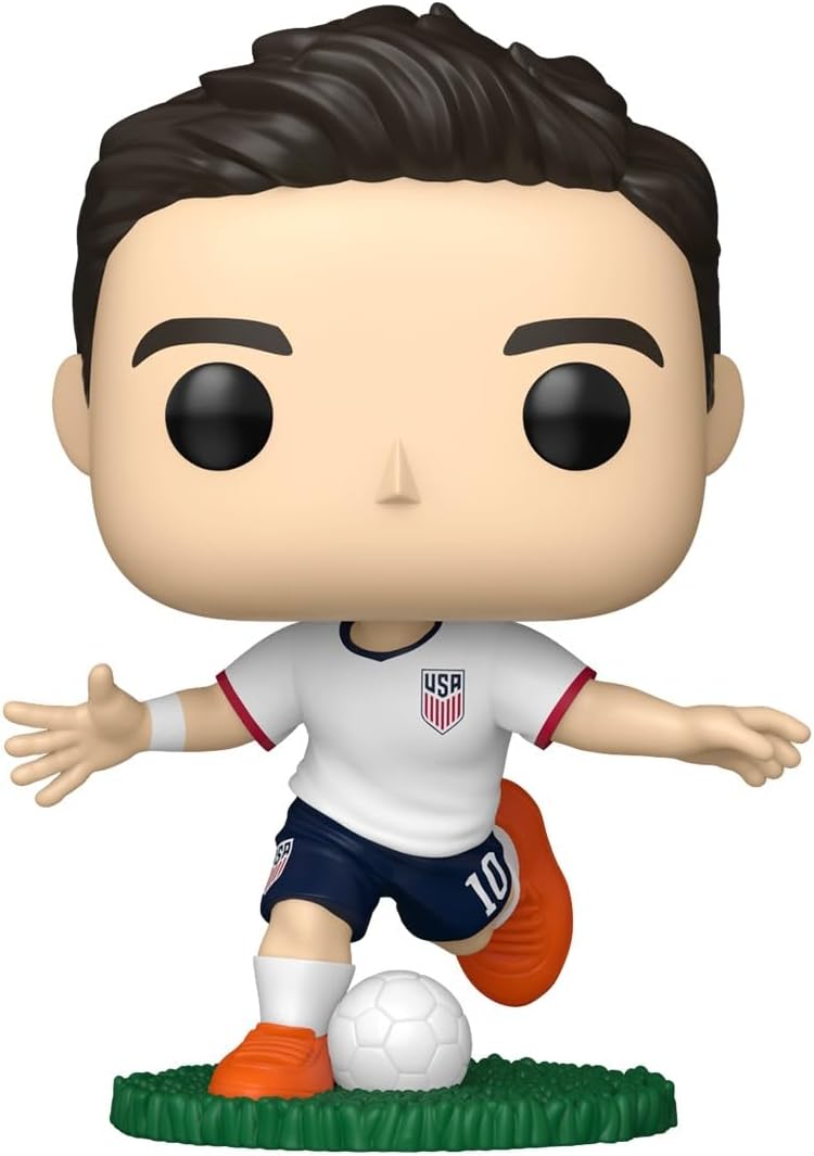 Funko POP! Football: USA - Christian Pulisic - Collectable Vinyl Figure - Gift Idea - Official Merchandise - Toys For Kids & Adults - Model Figure for Collectors and Display