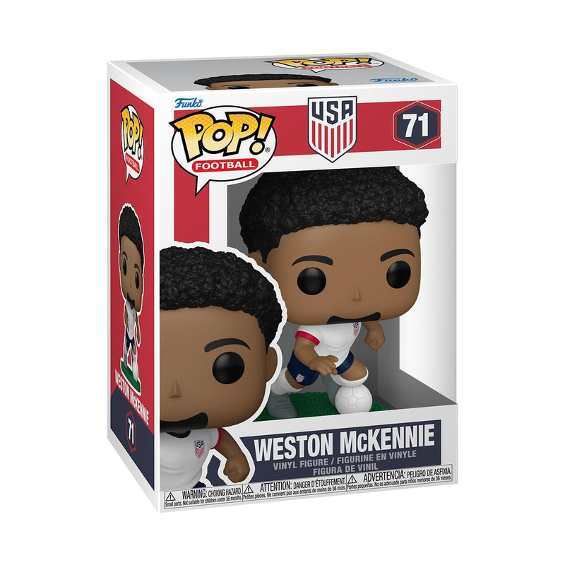 Funko POP! Football: USA - Weston McKennie - Collectable Vinyl Figure - Gift Idea - Official Merchandise - Toys For Kids & Adults - Model Figure for Collectors and Display