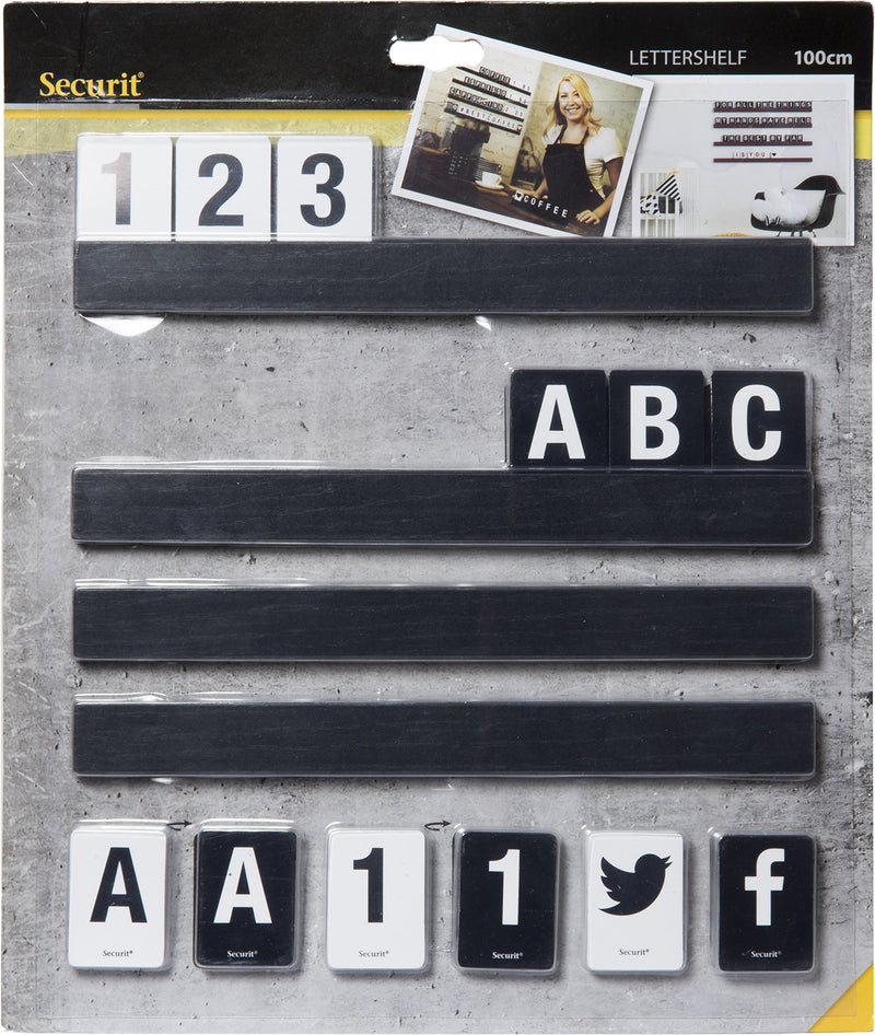 Securit Buchstabenleiste LETTER SHELF