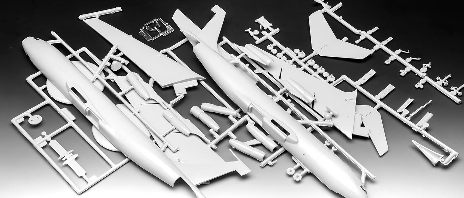 Revell 63794 Model Set Boeing E-3A 1:144 Scale Unbuilt/Unpainted Plastic Model Kit with Accessories
