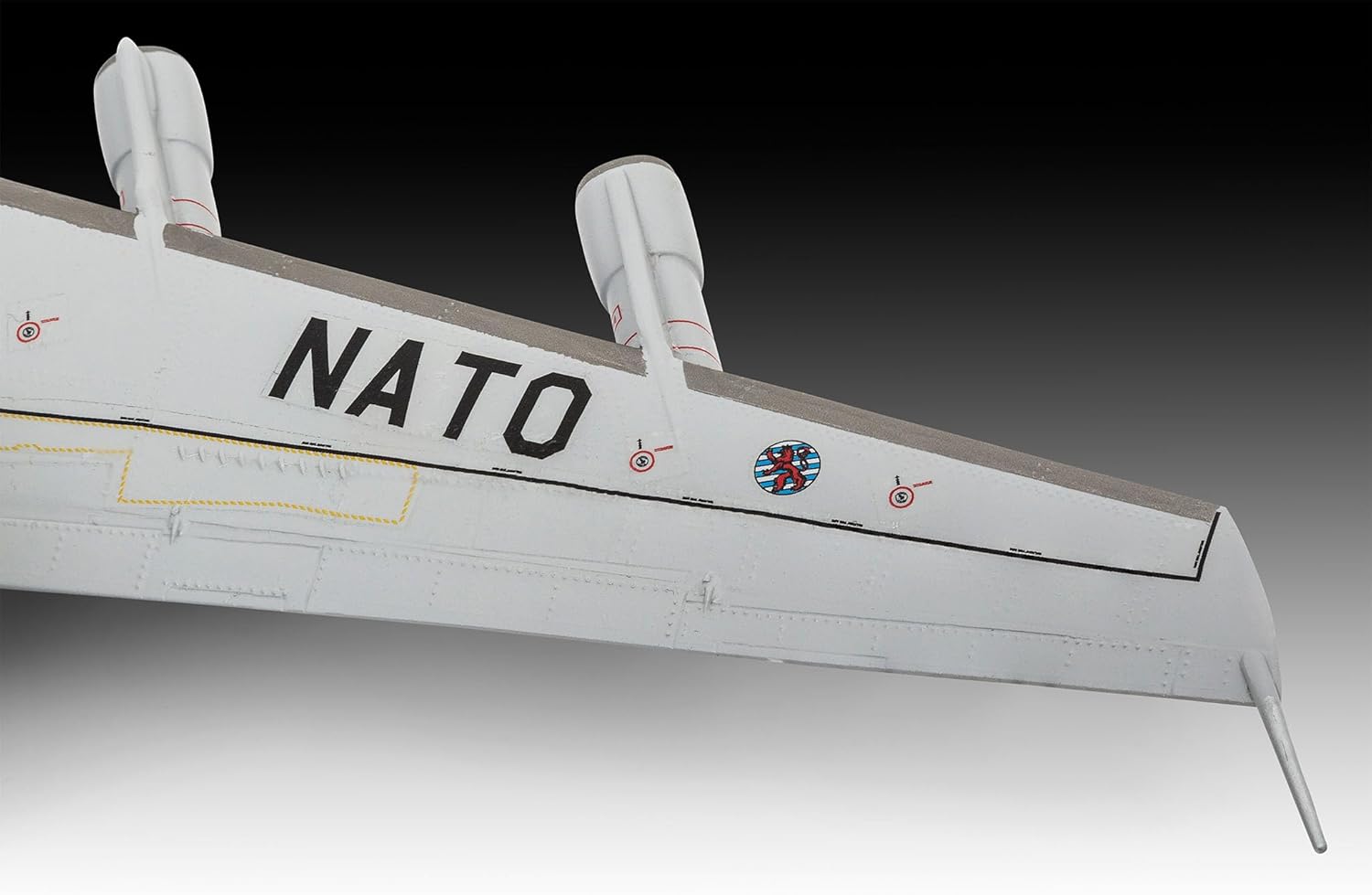 Revell 63794 Model Set Boeing E-3A 1:144 Scale Unbuilt/Unpainted Plastic Model Kit with Accessories