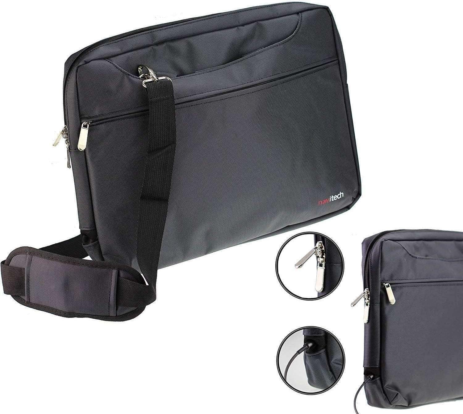 Navitech Black Water Resistant Travel Bag For MSI Katana 17 Gaming 17.3n++ Laptop