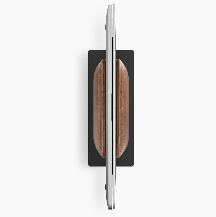 Alba Vertical Computer Stand Wood/Metal