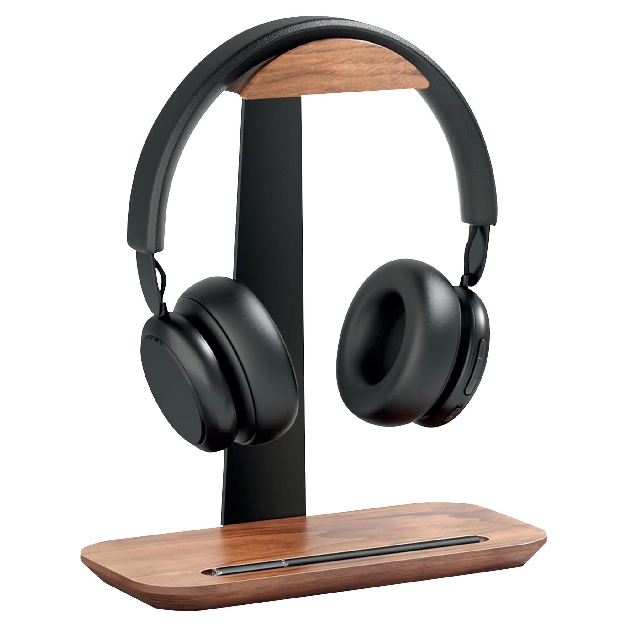 Alba Headphone Stand Black/Walnut