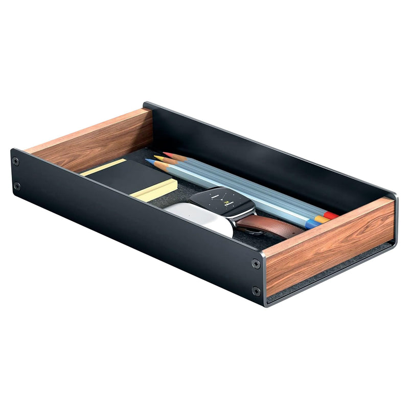 Alba Odtray Wood/Aluminium Desk Tray