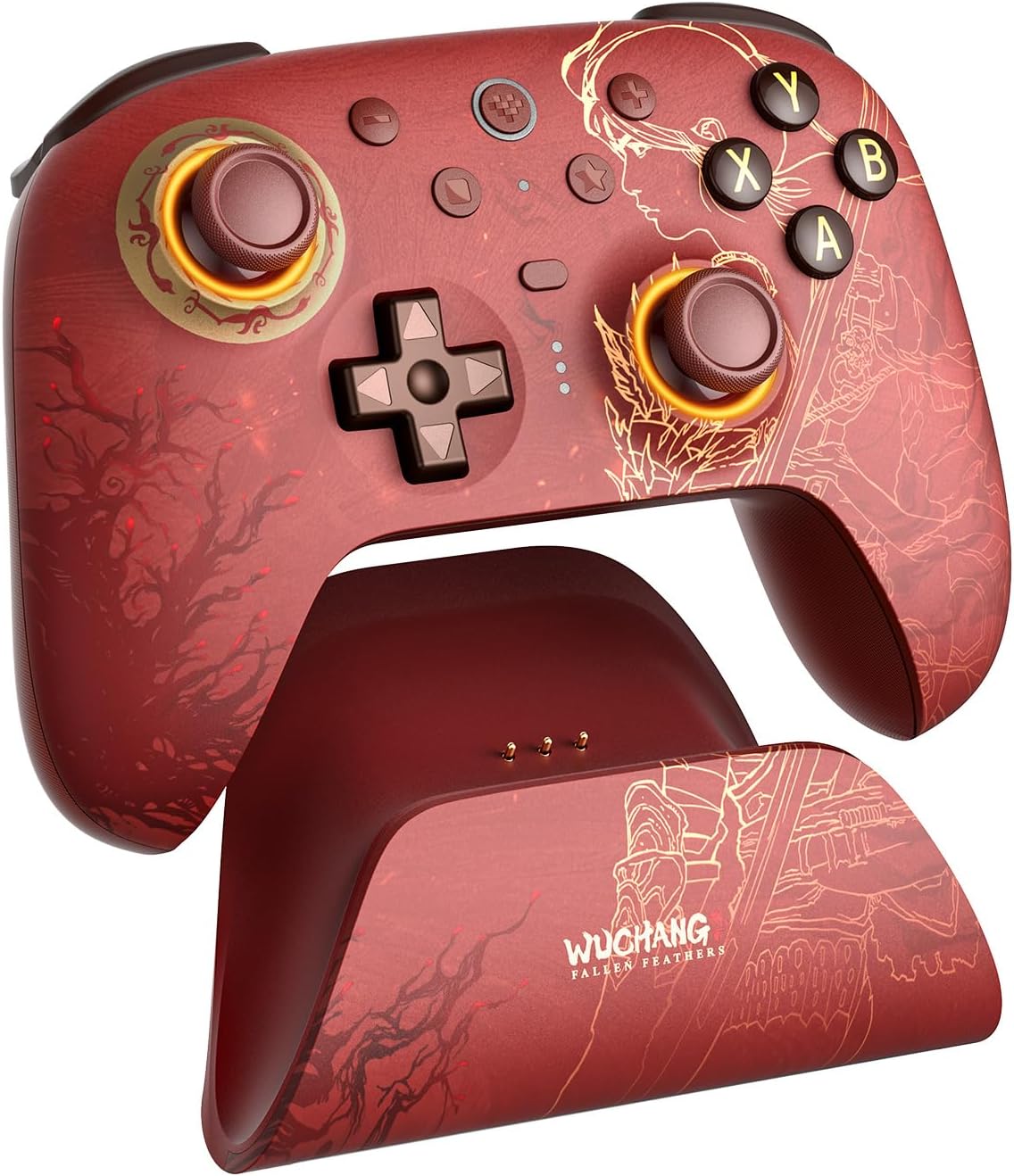 8bitdo - Ultimate 2 Wireless Controller Wuchang Edition - Red