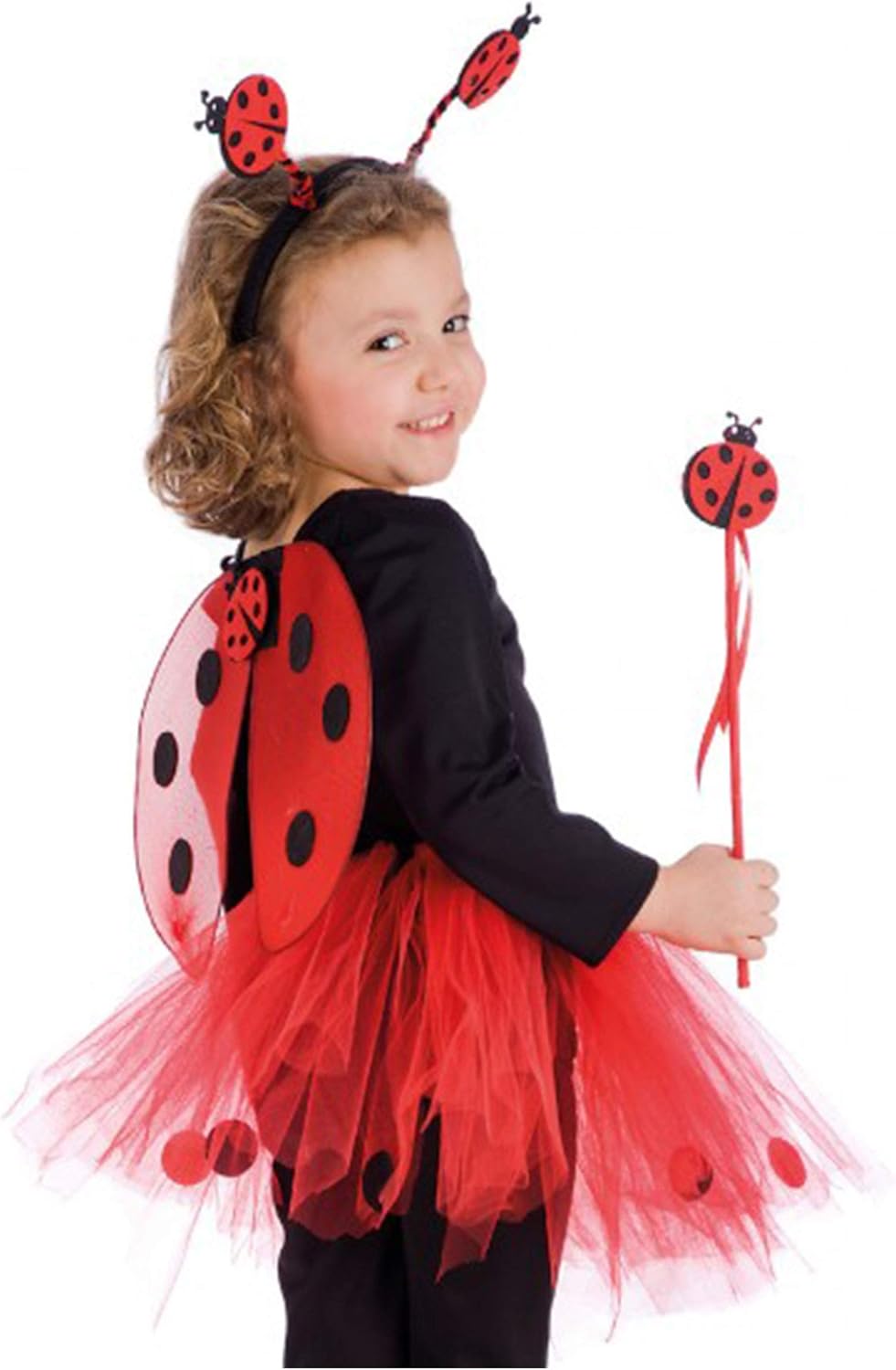 Carnival Toys Carnival Toys 6788: Set Coccinella (Ali H.Cm.30X50 Ca, Cerchietto E Bacchetta