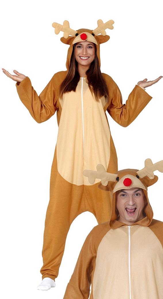Reindeer Jumpsuit, Adult, 52-54 L