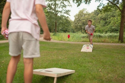 BS Toys Cornhole - Werpspel voor de tuin - houten constructie - plezier voor het hele gezin - vanaf 6 jaar