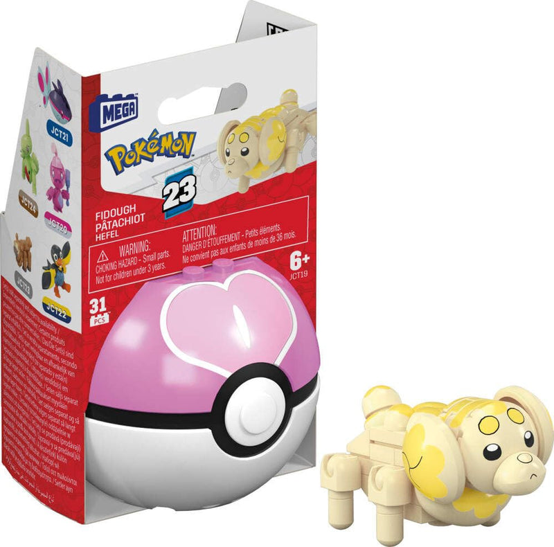 MEGA Pokémon Juguete de Construcción Pokébola Coleccionable Fidough