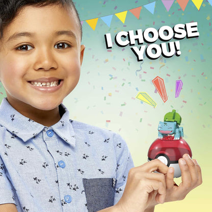 MEGA Pokémon Bulbasaur building set, Building Toys for Boys toy gift set for ages 6 and up - Amazon Exclusive