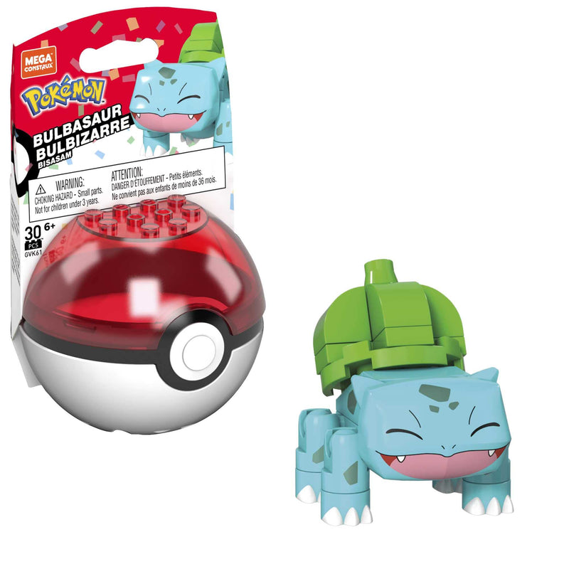 MEGA Pokémon Bulbasaur building set, Building Toys for Boys toy gift set for ages 6 and up - Amazon Exclusive