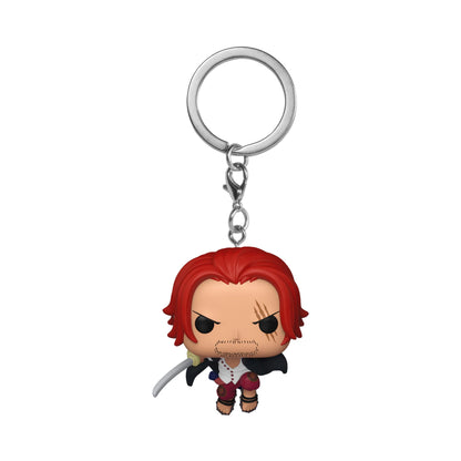Funko POP! Keychain: One Piece - Shanks Novelty Keyring - Collectable Mini Figure - Stocking Filler - Gift Idea - Official Merchandise - Backpack Decor