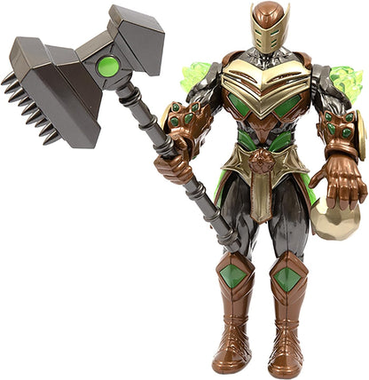 Figurine articulée - GORMITI - Gormiti avec attaque lumineuse Terre - Rockard - 27 cm - a partir de 4 ans - GRV074