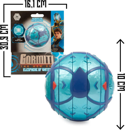 GORMITI THE NEW ERA, Electronic Elesphere with Light Effects, Water Model, Multi-Coloured, Interactive Accessory for Children from 4 Years Old, Collectible and Battery Powered