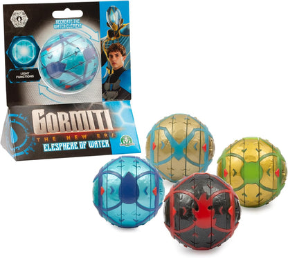 GORMITI THE NEW ERA, Electronic Elesphere with Light Effects, Water Model, Multi-Coloured, Interactive Accessory for Children from 4 Years Old, Collectible and Battery Powered