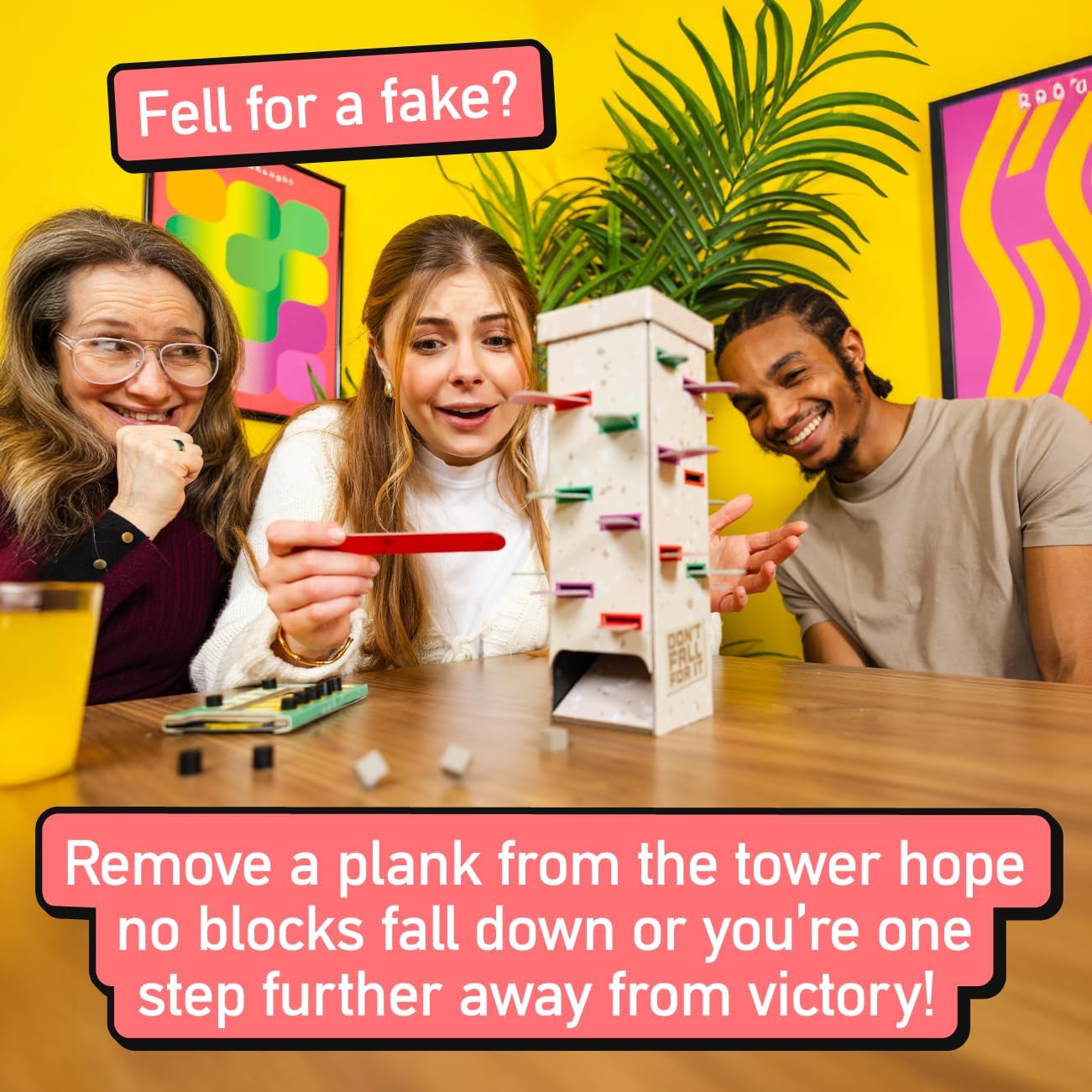 Don't Fall For It – Fun Trivia Travel Game for Families and Kids | Hilarious Board Game for All Ages | 2+ Players, Quick and Easy to Play