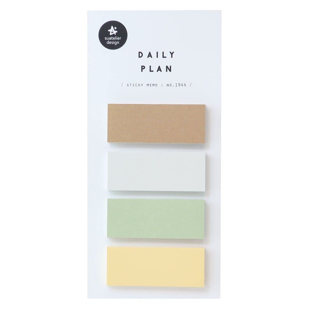 Swatelier Sticky Notes Daily Plan/Daily Plan.33 S&C Fusen, Simple Stationery Goods, Mail Order