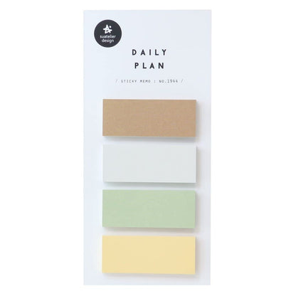 Swatelier Sticky Notes Daily Plan/Daily Plan.33 S&C Fusen, Simple Stationery Goods, Mail Order
