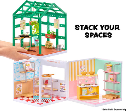 MGA's Miniverse Make It Mini Spaces Greenhouse - Juego de Construcción, Personalizar, Manualidades, para Coleccionistas y Niños Mayores de 8 Años