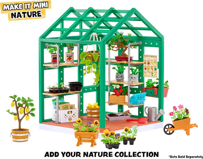 MGA's Miniverse Make It Mini Spaces Greenhouse - Juego de Construcción, Personalizar, Manualidades, para Coleccionistas y Niños Mayores de 8 Años