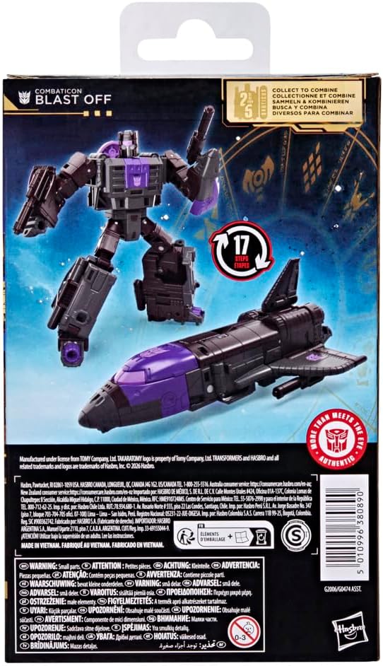 Transformers Age of the Primes Deluxe Class Combaticon Blast Off Action Figure