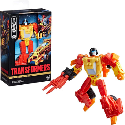 Transformers Age of the Primes Deluxe Class Targetmaster Sureshot Action Figure