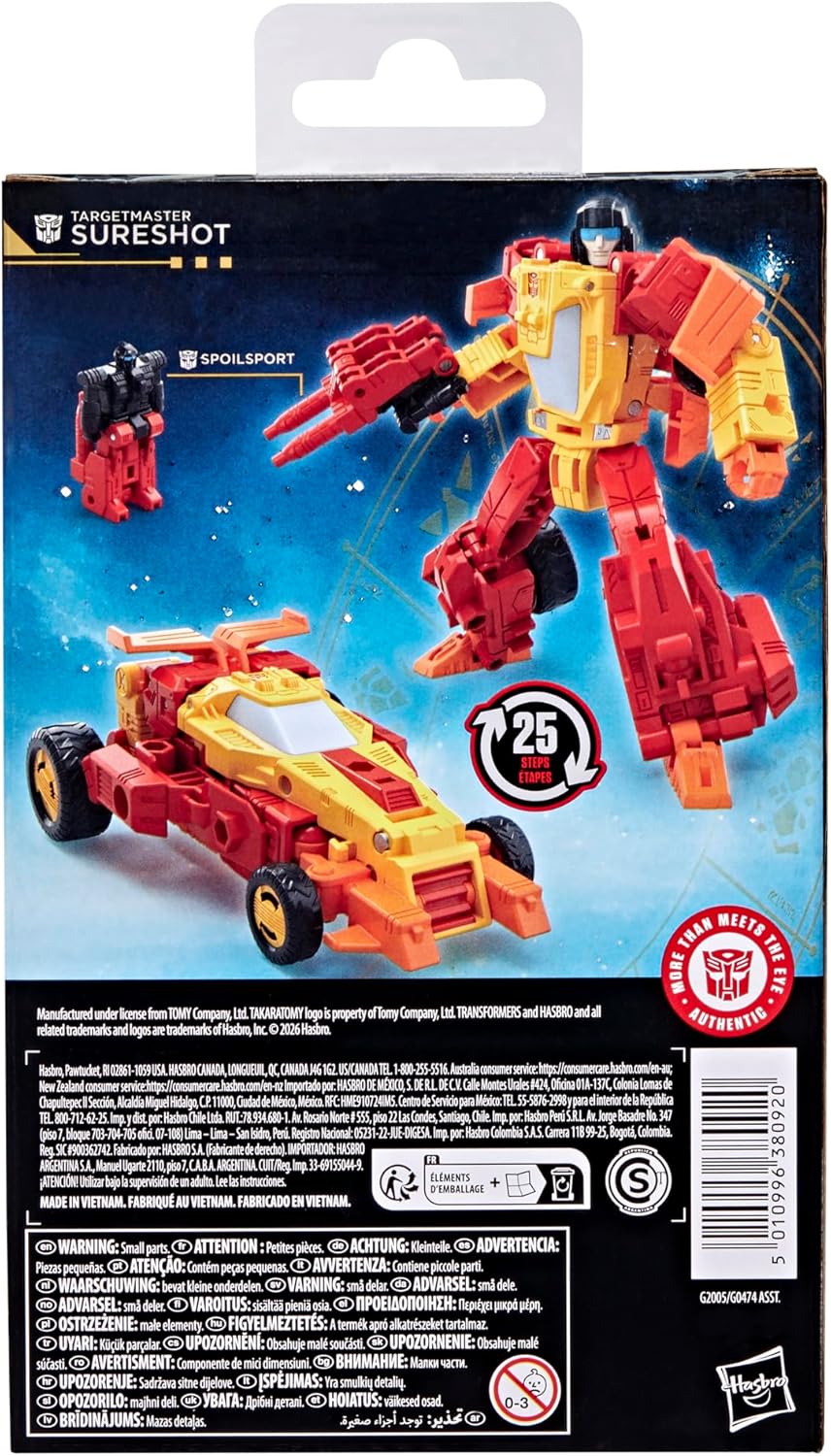 Transformers Age of the Primes Deluxe Class Targetmaster Sureshot Action Figure