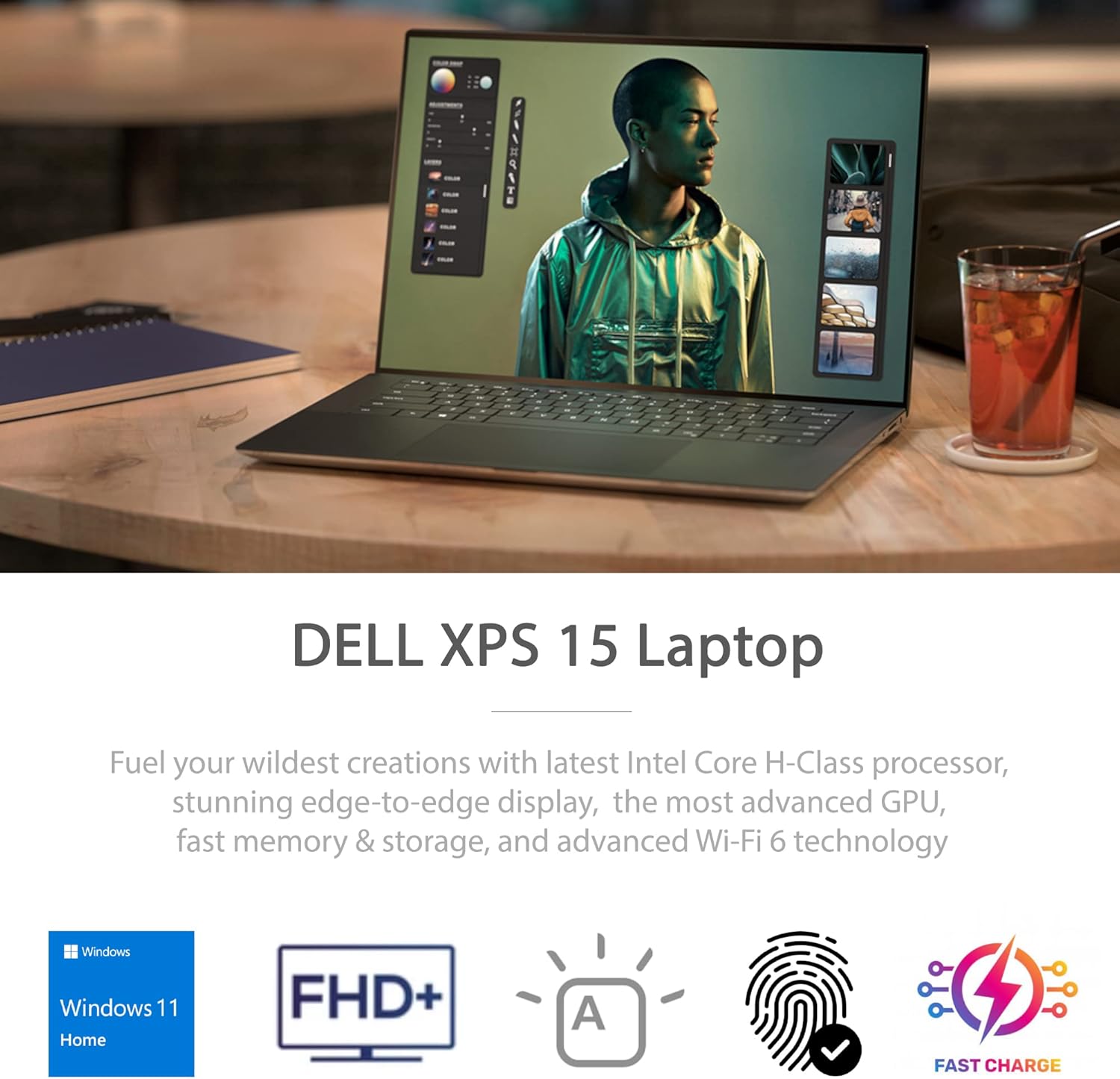 Dell Newest XPS 15 9510 Elite Laptop, 15.6" FHD+ 500 Nits Display, Intel i7-11800H, RTX 3050Ti, 64GB RAM, 4TB SSD, IR Webcam, Backlit Keyboard, Fingerprint Reader, WiFi 6, Thunderbolt 4, Win 11 Home