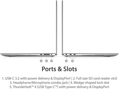 Dell Newest XPS 15 9510 Elite Laptop, 15.6" FHD+ 500 Nits Display, Intel i7-11800H, RTX 3050Ti, 64GB RAM, 4TB SSD, IR Webcam, Backlit Keyboard, Fingerprint Reader, WiFi 6, Thunderbolt 4, Win 11 Home