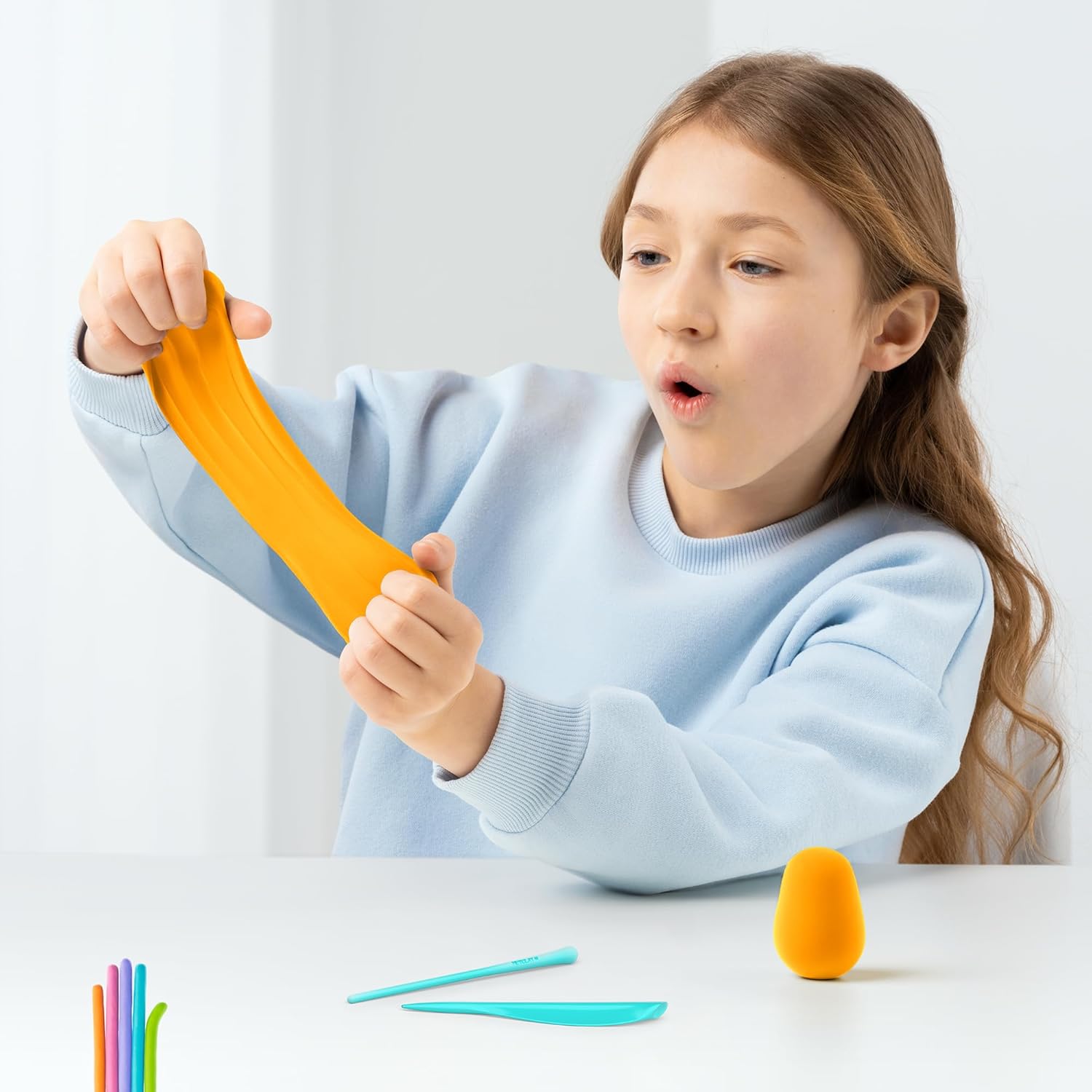 HEY CLAY Dog Story - Luchtdroge klei Kit 3 blikjes voor kinderen 3+ (Shiba Inu