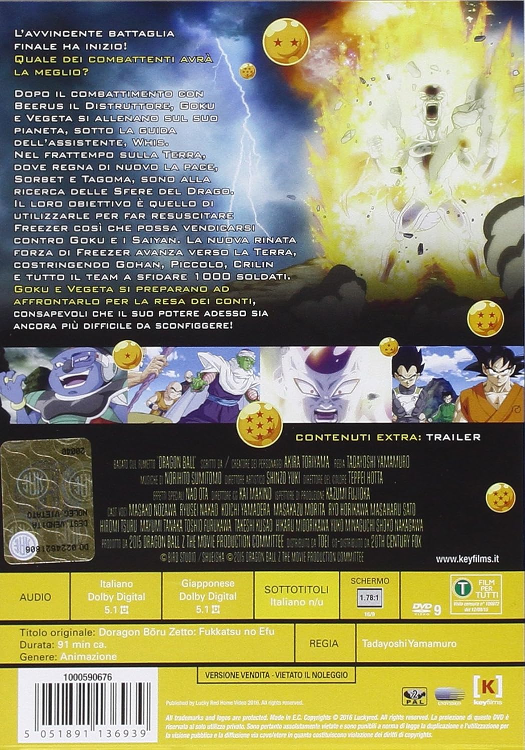 Warner Bros. Entertainment Dvd dragon ball z-la re