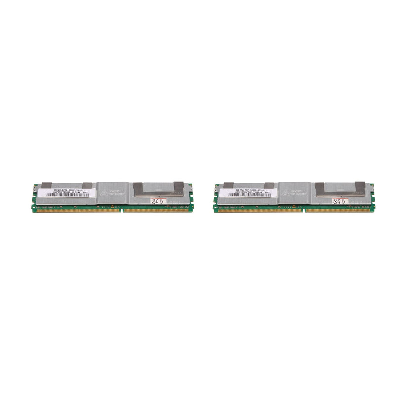 2X DDR2 8GB RAM Memory 667Mhz PC2 5300 240 1.8V FB DIMM with Cooling Vest for AMD RAM Desktop Memory (A