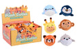 Cute plushe PVC stuiterballen in display 8 assortie