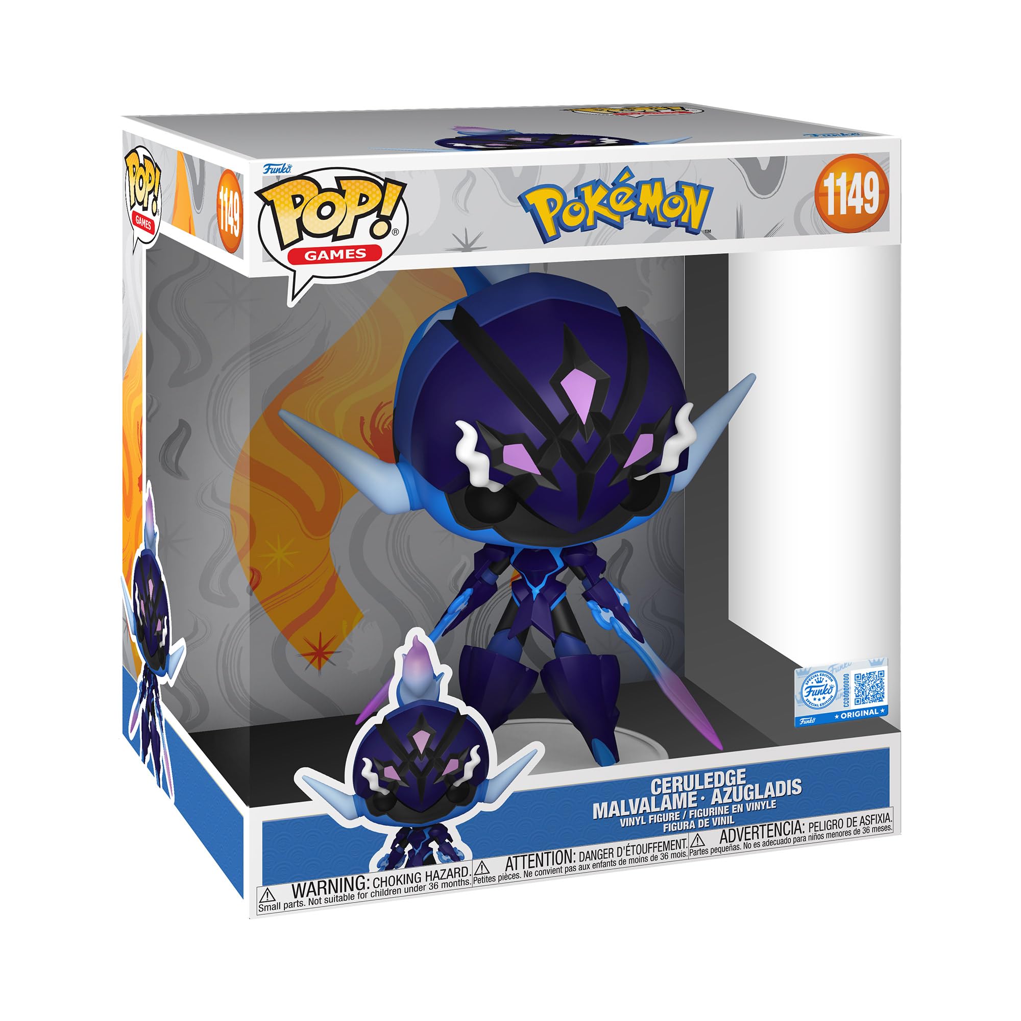 Funko POP! Jumbo: Pokemon - Ceruledge - Collectable Vinyl Figure - Gift Idea - Official Merchandise - Toys For Kids & Adults - Model Figure for Collectors and Display