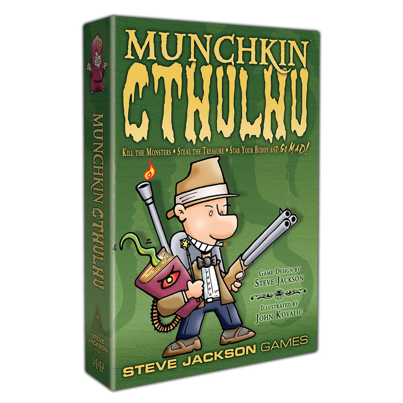 Steve Jackson Games | Munchkin Cthulhu | Expansión de Juego de Cartas Rápido para 3 a 6 Jugadores | A Partir de 10 años | Inglés