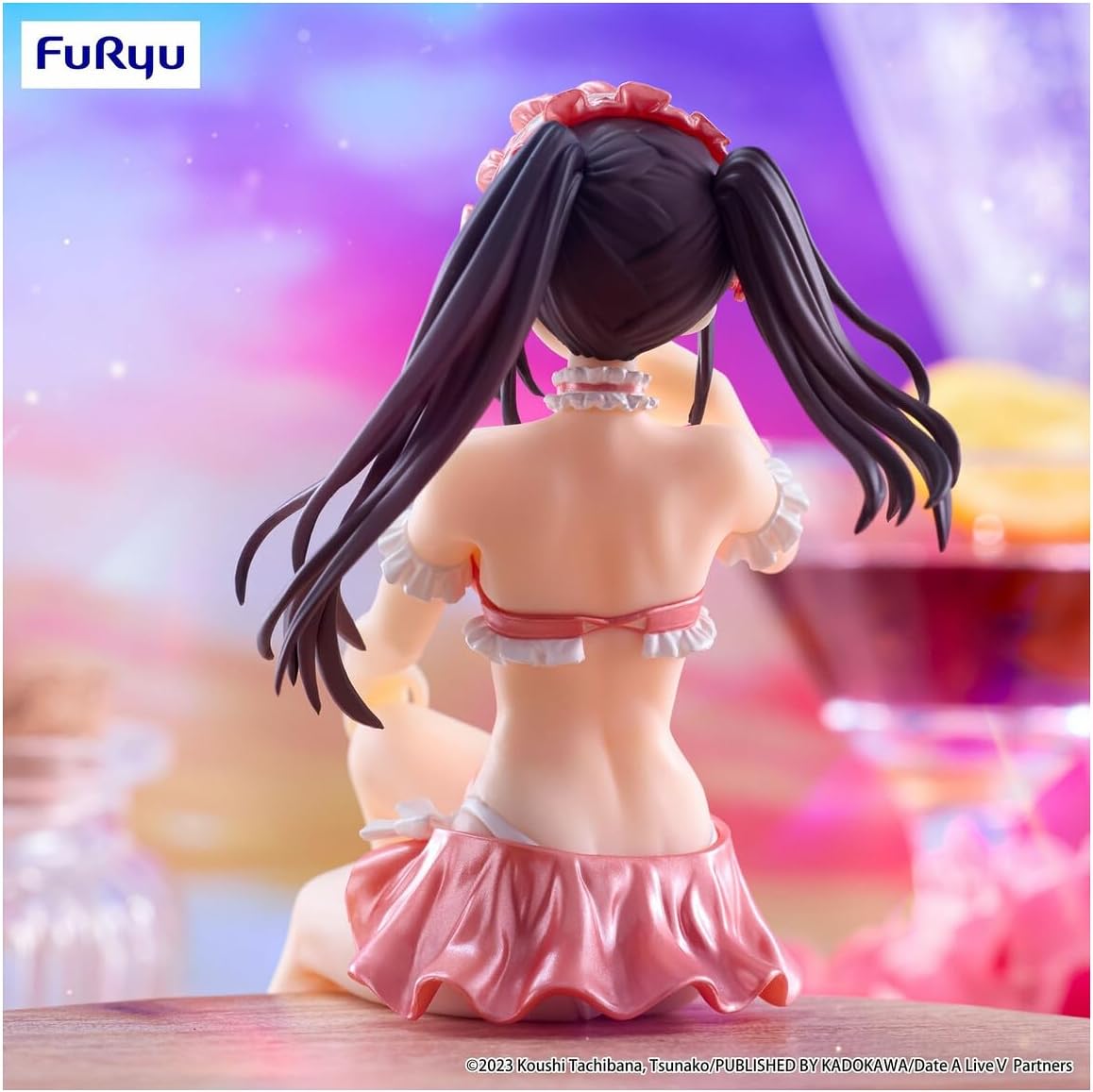 Date A Live V - Noodle Stopper Figure -Kurumi Tokisaki Swimsuit Pastel Red Color ver.