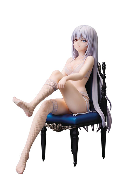 Date A Bullet Pvc Statue 1/7 White Queen 17 Cm
