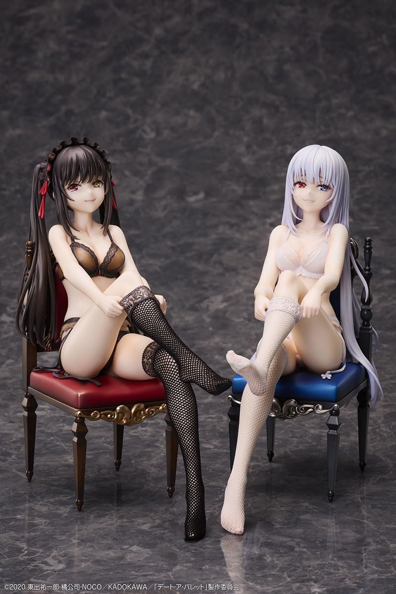 Date A Bullet Pvc Statue 1/7 White Queen 17 Cm