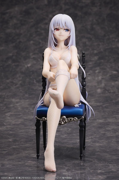 Date A Bullet Pvc Statue 1/7 White Queen 17 Cm