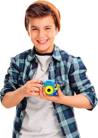Lexibook DJ078PA Chase, Marshall, Paw Patrol, 4-in-1 camera for children with protection, video, MP3 and game functions, 15 frames to personalise your photos, 8 GB memory card included