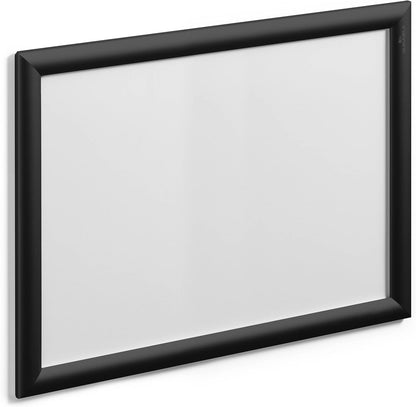 Durable Aluminium Snap Frame A3 - Black - Pack of 1 - Wall Mounted Via Self-Adhesive Pads or Screw Set - for Displaying Menus, Posters, Safety Info, etc.