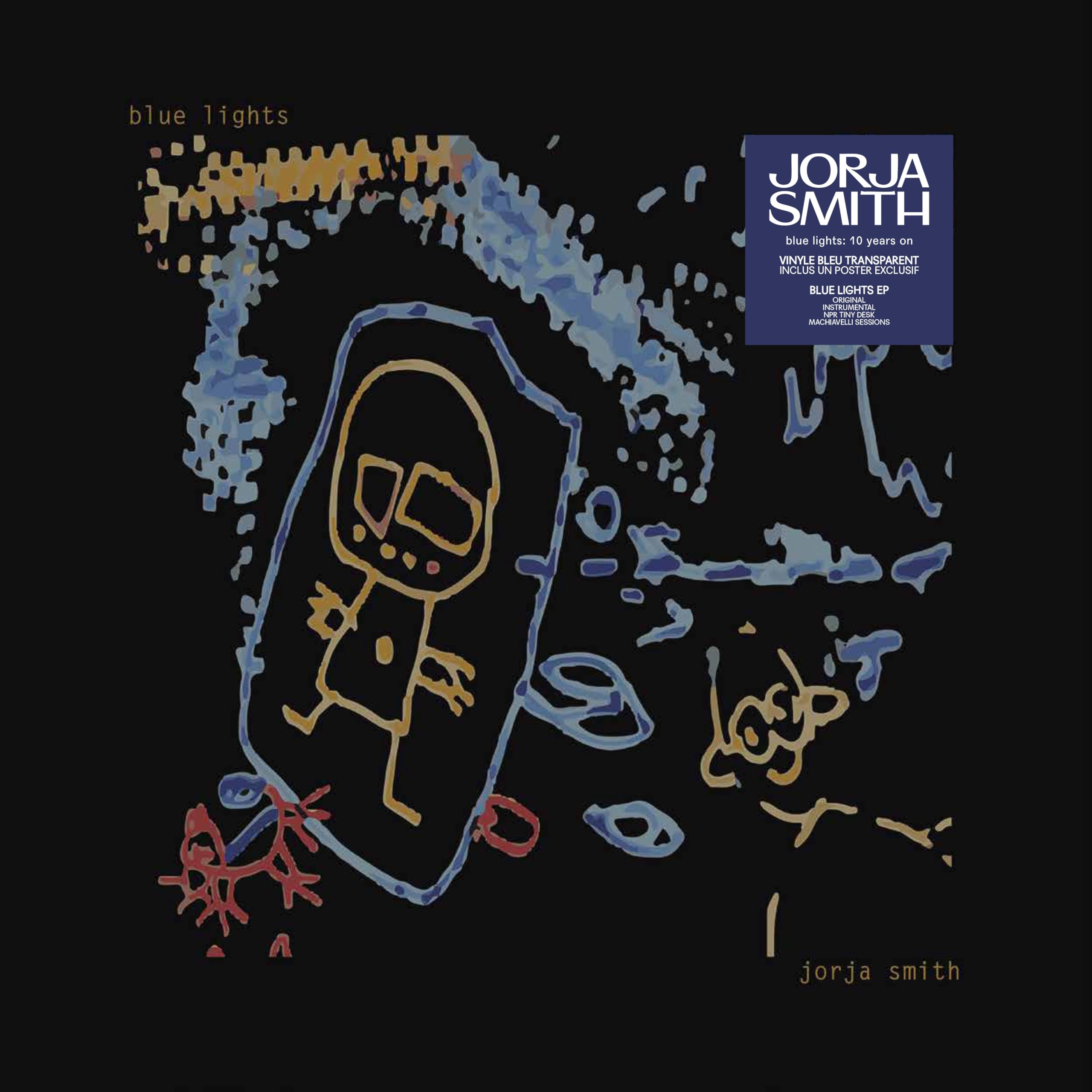 Jorja Smith - Blue Lights. 10 Years On (Blue Vinyl) (7``)