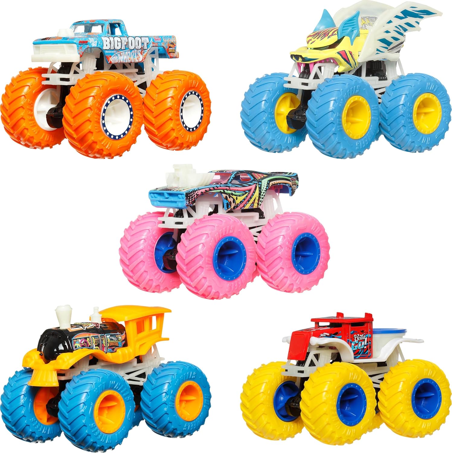 HOT WHEELS Monster Truck Glow in the dark JFX08