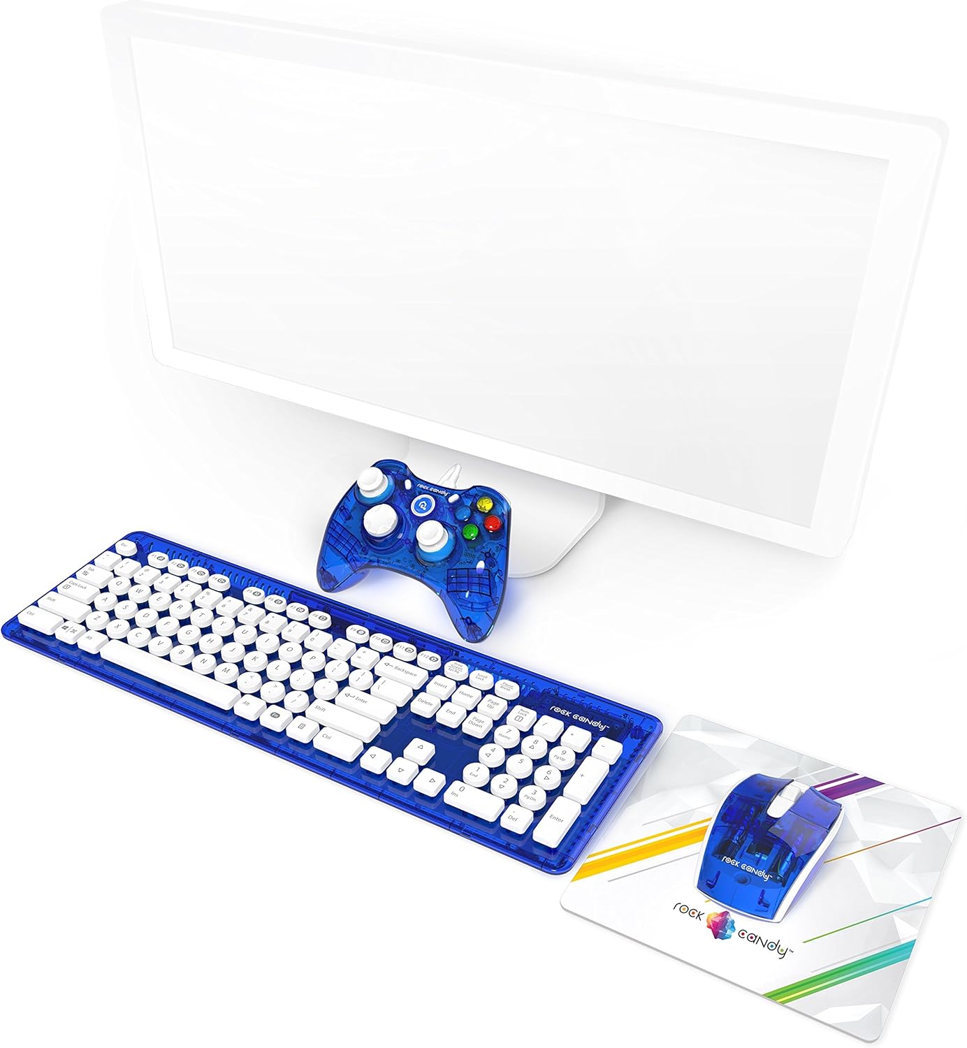 Rock Candy Wireless Mouse - Modèle bleu