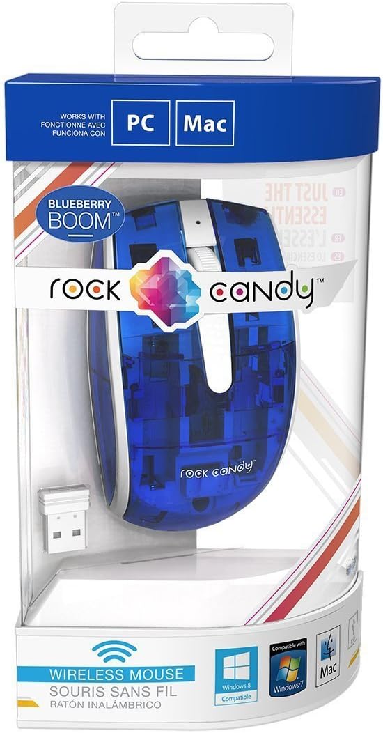 Rock Candy Wireless Mouse - Modèle bleu