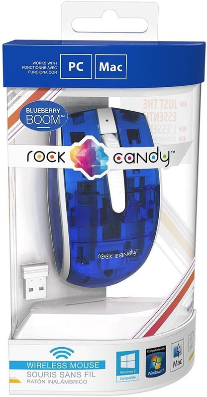Rock Candy Wireless Mouse - Modèle bleu