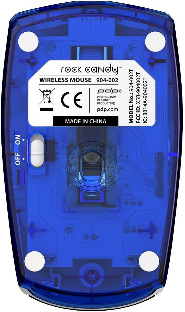Rock Candy Wireless Mouse - Modèle bleu
