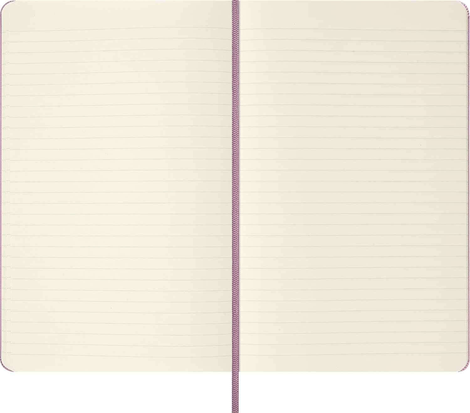 Moleskine Classic Ruled Notebook, With Hard Cover and Elastic Closure, Majestic Pink, Large Format 13 x 21 cm