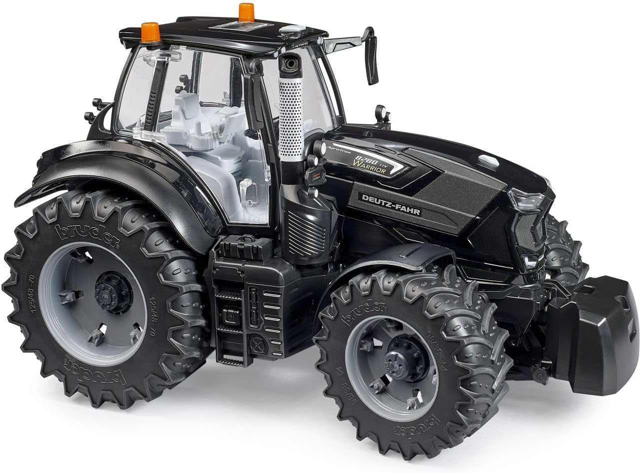 Bruder 03162 Deutz-Fahr 8280 TTV Warrior 1:16 Tractor, Farm Vehicles, Agriculture, Toy from 3 Years